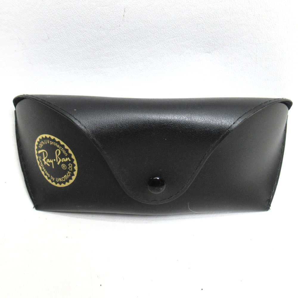 Ray Ban Sunglasses Glasses Case Hard Soft Shell With Belt Loop Black Semi Hard